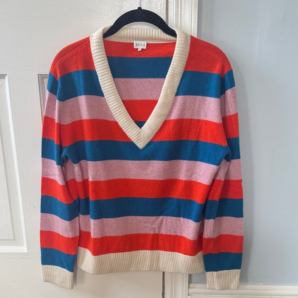 Kule Striped Cashmere Sweater